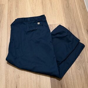 Carhartt Men's Navy Work Pants size 54x30